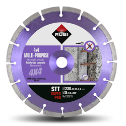 Diamantový kotúč RUBI STT 230 SUPERPRO na železobetón