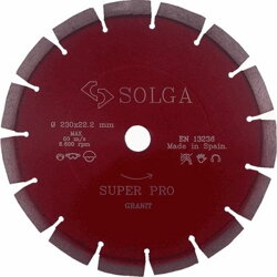 Diamantový kotúč SOLGA 300/22,2 na železobetón a tvrdé materiály